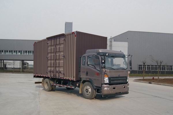 مستعمل Howo Cargo Truck 4X2 Box Van Light Duty Truck عام 2016 LHR / RHD LHR / RHD Left Righ Hand Drive