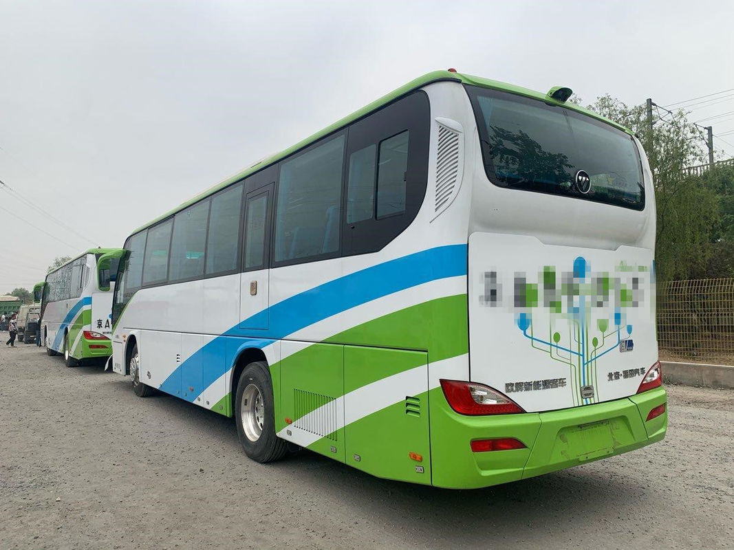 2016 سنة 51 مقعدًا تستخدم Foton Bus حافلة حافلة كهربائية وقود LHD Steering في حالة جيدة
