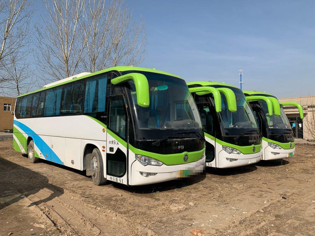 2016 سنة 51 مقعدًا تستخدم Foton Bus حافلة حافلة كهربائية وقود LHD Steering في حالة جيدة
