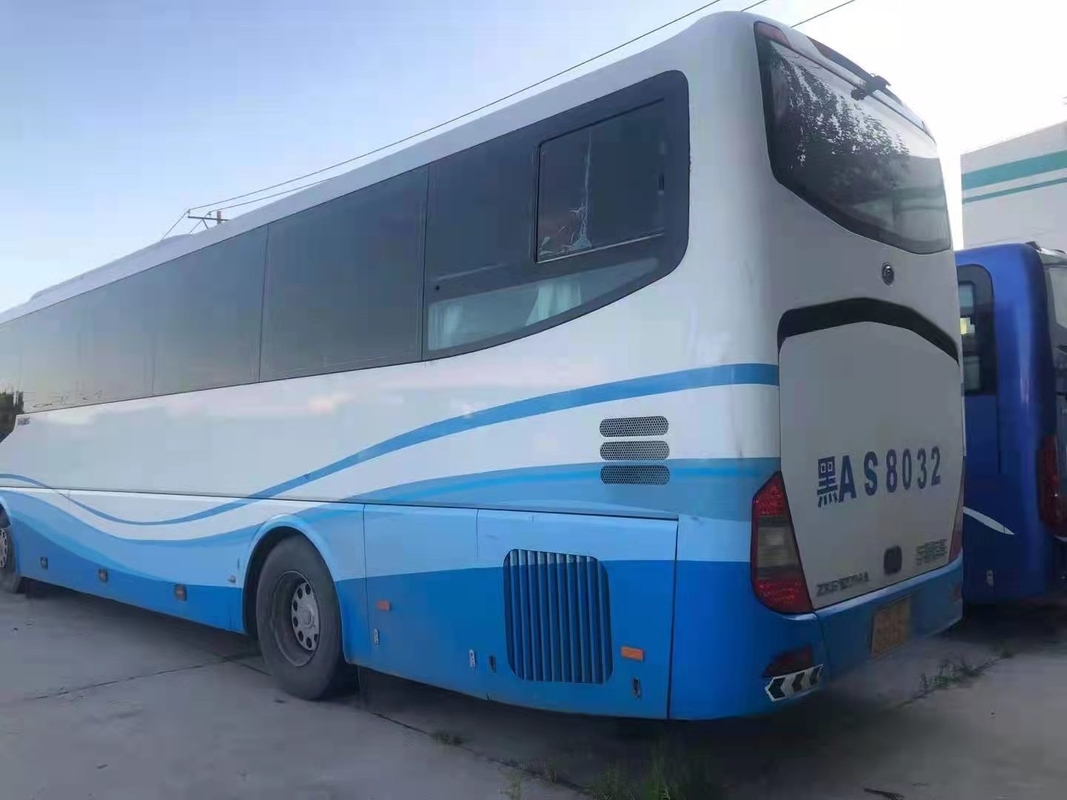 2010 سنة 53 مقعدًا تستخدم Yutong ZK6127 Bus حافلة حافلة مستعملة محرك ديزل LHD Steering