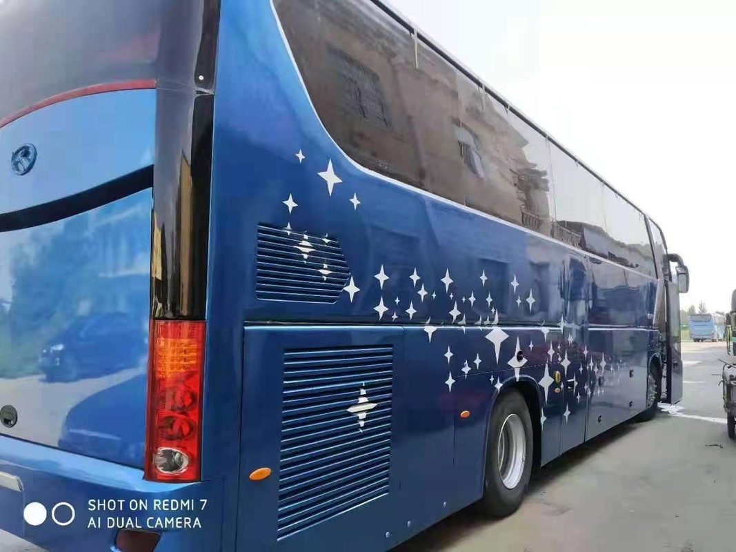 2014 سنة 55 مقعدًا تستخدم Kinglong Bus XMQ6129 حافلة سياحية مستعملة مع محرك ديزل مكيف الهواء