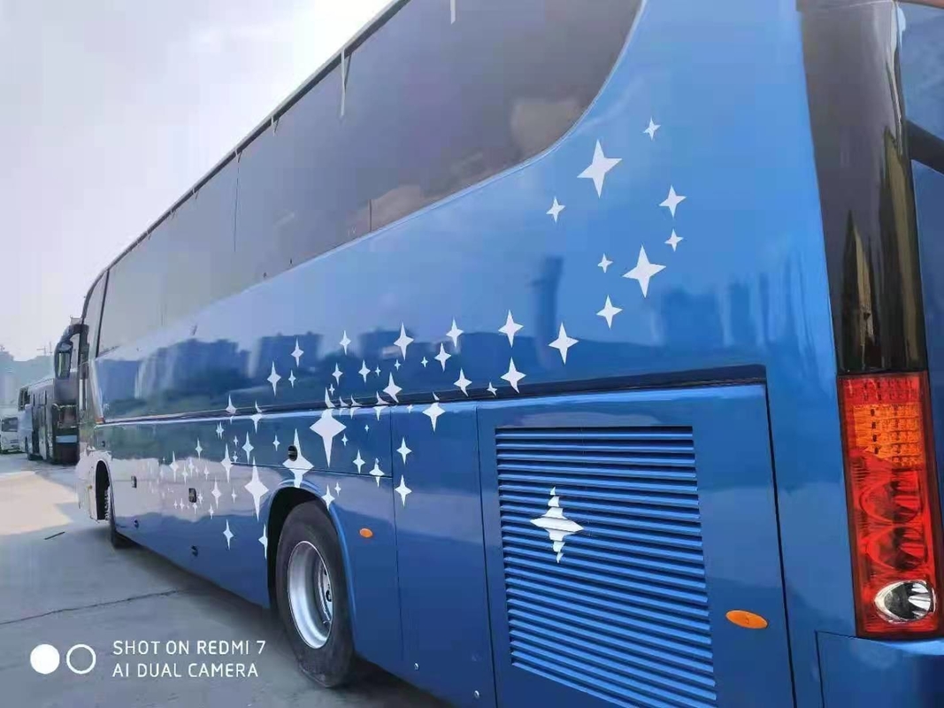 2014 سنة 55 مقعدًا تستخدم Kinglong Bus XMQ6129 حافلة سياحية مستعملة مع محرك ديزل مكيف الهواء