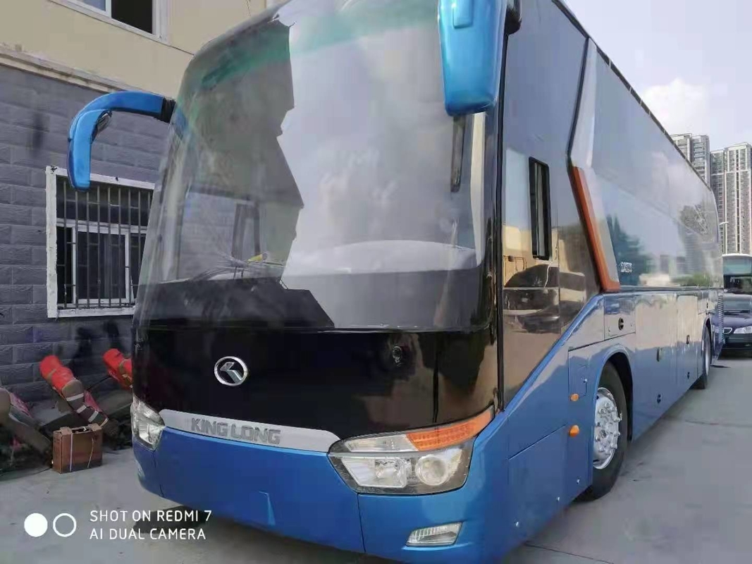 2014 سنة 55 مقعدًا تستخدم Kinglong Bus XMQ6129 حافلة سياحية مستعملة مع محرك ديزل مكيف الهواء