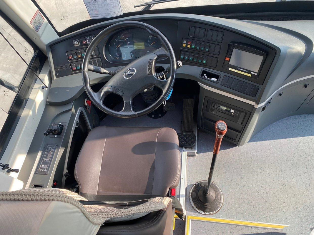 King Long Bus Coach XMQ6112 Toyota Coaster Mini Bus 49 مقعدًا من اليسار للحافلات