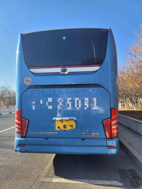 حافلة المحور الخلفي المزدوجة تستخدم Yutong Bus ZK6148 56 مقعدًا 2019 Year WP.10