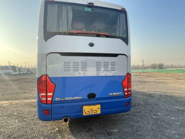 2 محور يستخدم Passanger Yutong Bus Luxury 33 مقعدًا وسادة هوائية مزدوجة الأبواب