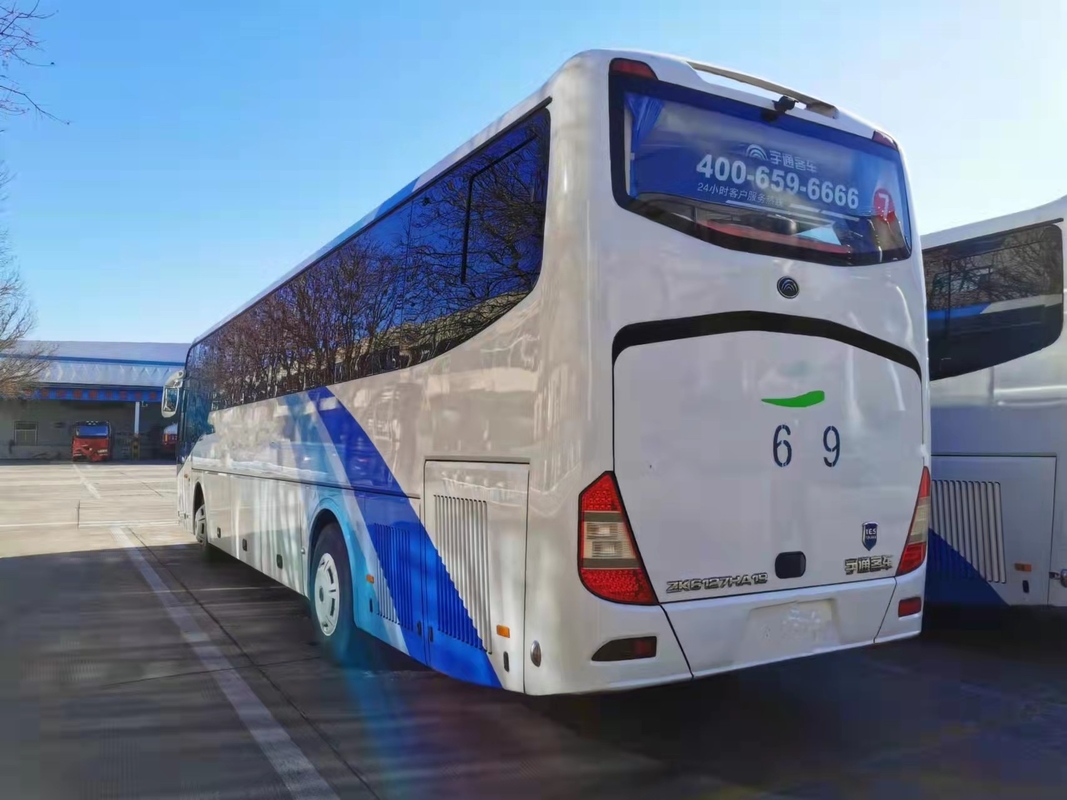 Yutong Bus مستعمل ZK6127 Coach Bus مستعمل 55 مقعدًا حافلة نقل 2 + 3 تخطيط