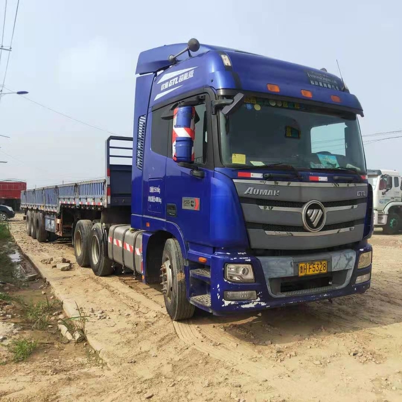 ETX 430HP مستعملة شاحنة قلابة حافلة مستعملة 25 T Cargo Truck Three Axle