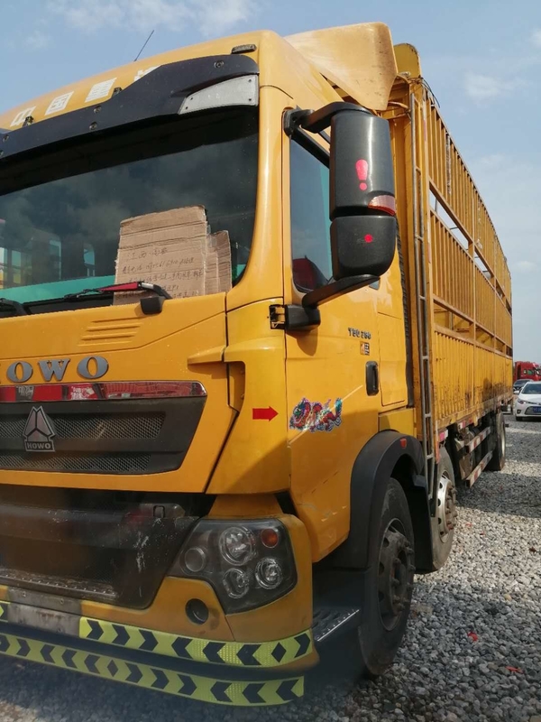 280HP صف واحد شاحنة قلابة مستعملة 6 * 2 T5G شاحنة خفيفة مستعملة