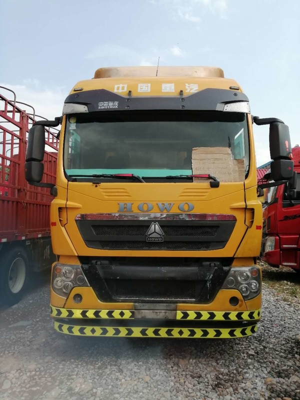280HP صف واحد شاحنة قلابة مستعملة 6 * 2 T5G شاحنة خفيفة مستعملة