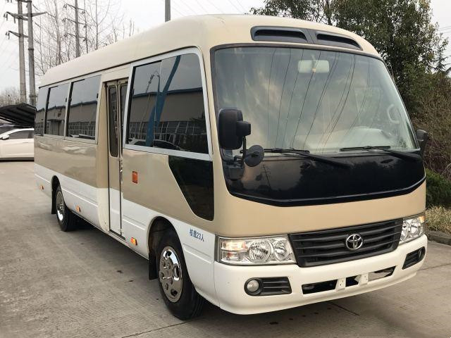 حافلة Toyota Coaster Bus 3TR التي تعمل بالبنزين مستعملة 23 مقعدًا في 2013 سنة الاستخدام