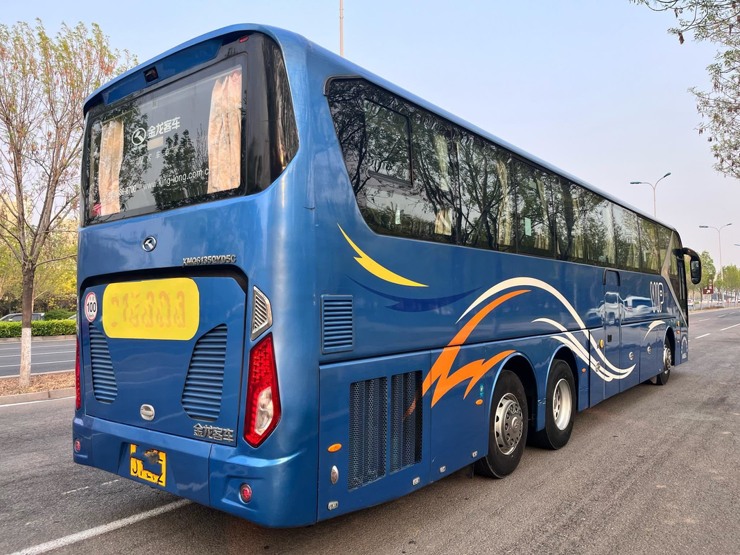 Kinglong Bus New XMQ6135 باصات حافلات مستعملة 56 مقعدًا LHD Front Engine Double Axe