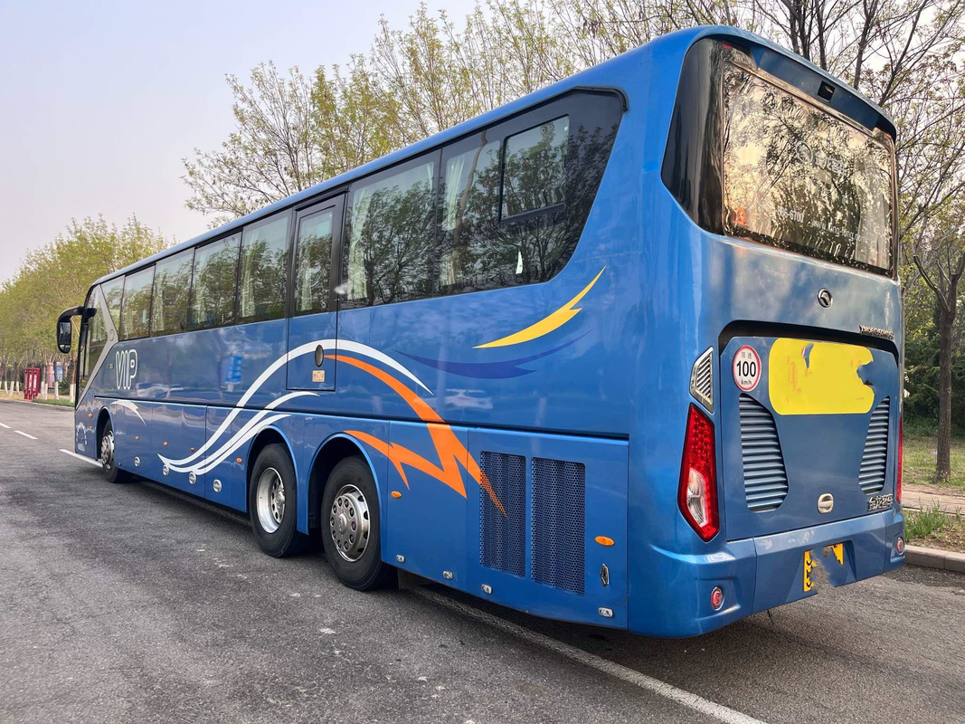 Kinglong Bus New XMQ6135 باصات حافلات مستعملة 56 مقعدًا LHD Front Engine Double Axe