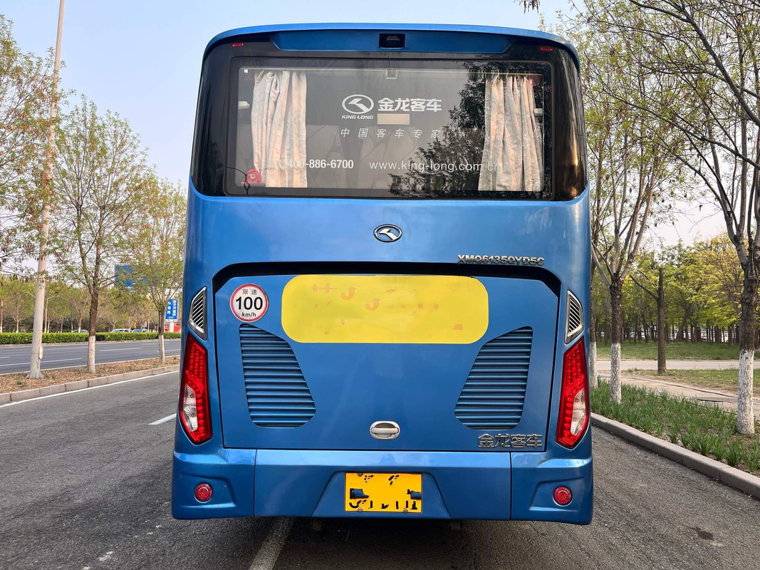 Kinglong Bus New XMQ6135 باصات حافلات مستعملة 56 مقعدًا LHD Front Engine Double Axe