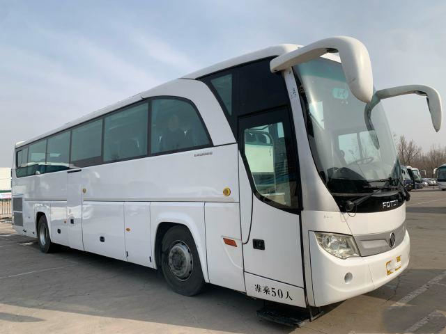 Foton Bus Used Coach BJ6120 Used Yutong Bus 50seats 2018 Yuchai 330hp بابان