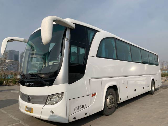 Foton Bus Used Coach BJ6120 Used Yutong Bus 50seats 2018 Yuchai 330hp بابان