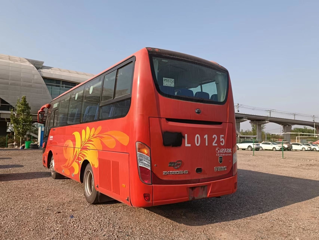 2014 سنة 33 مقعدًا تستخدم Zk6808 Yutong Bus Diesel Engines Coach Bus with LHD Steering