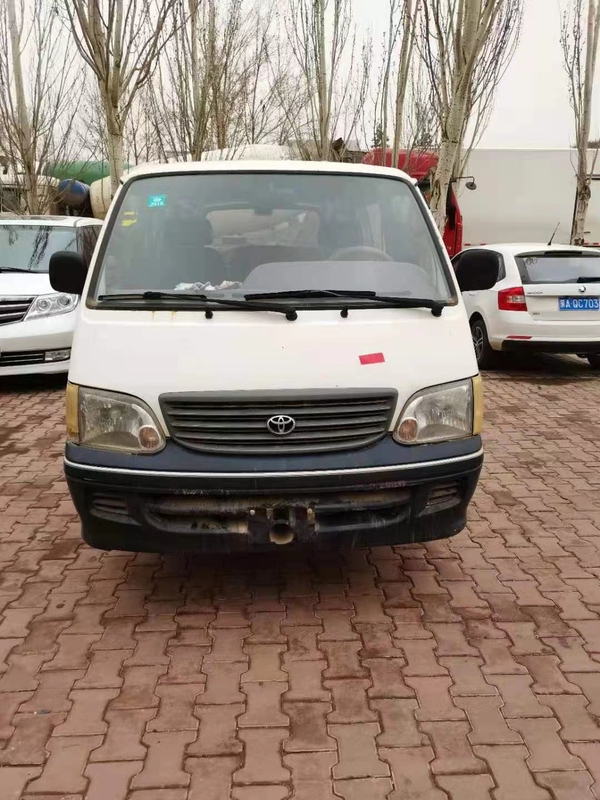 12 مقعدًا يعمل بالبنزين Hiace Bus 2nd Hand Mini Bus 2008 Year Toyota Hiace Bus