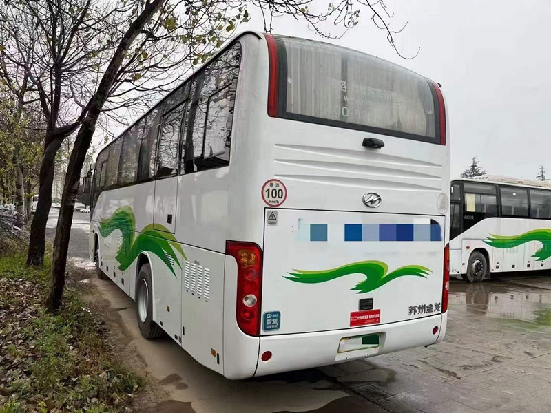 47 مقاعد كهربائية مستعملة Higer Bus KLQ6109ev حافلة سياحية مستعملة وقود جديد بدون حوادث