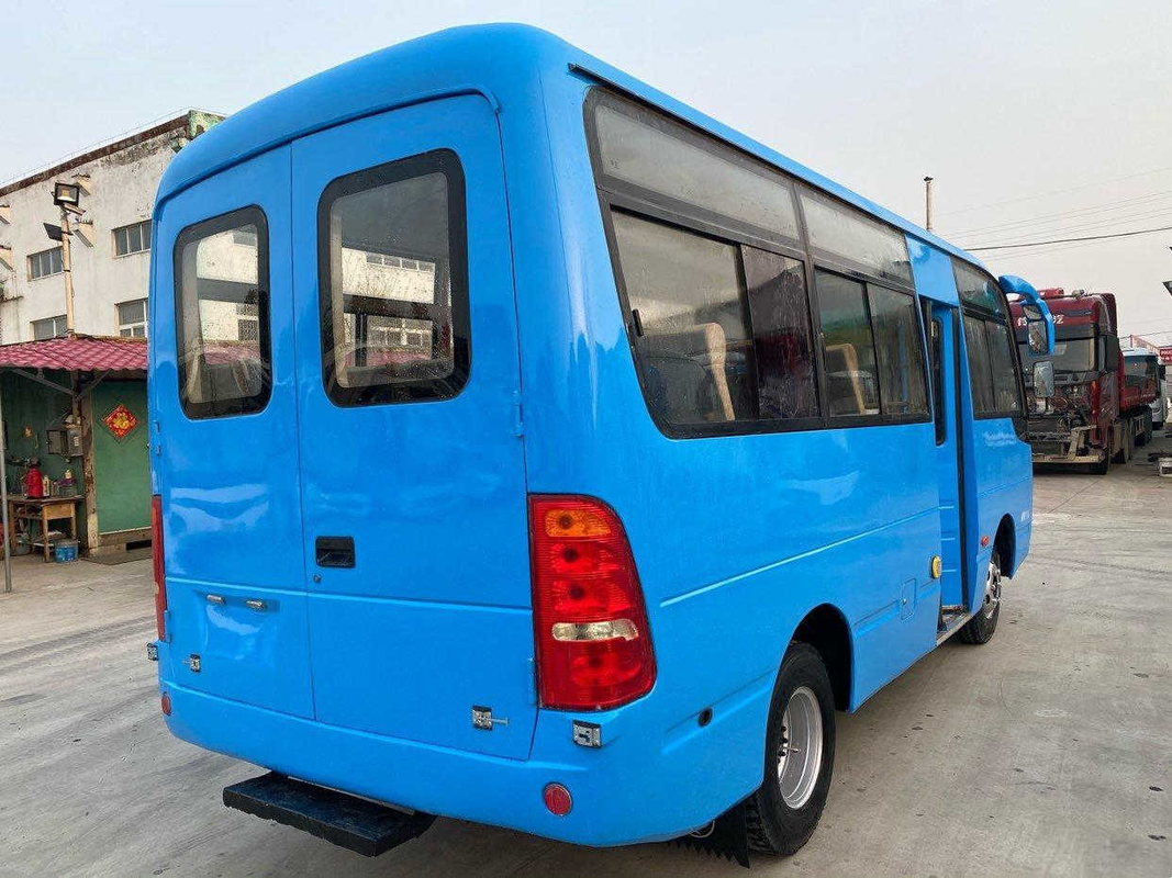 مستعملة Mini Van 136hp DongF EQ6600 17 مقعدًا Yuchai Engine Euro 4 محرك اليد اليسرى