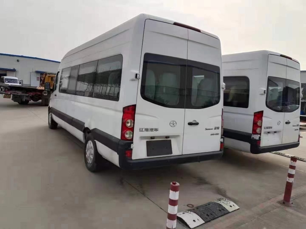 2017 سنة 17 مقعدًا تستخدم JAC Bus حافلة صغيرة ديزل حافلة جديدة في حالة جيدة
