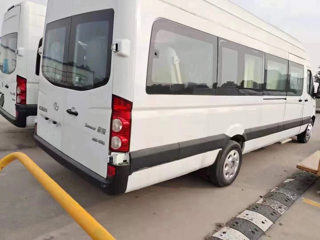 2017 سنة 17 مقعدًا تستخدم JAC Bus حافلة صغيرة ديزل حافلة جديدة في حالة جيدة