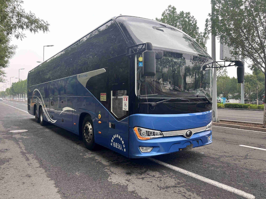 الحافلة ذات الطابقين لمشاهدة معالم المدينة Yutong ZK6148 الحافلة الخلفية 56 مقعدًا لسائق اليد اليسرى