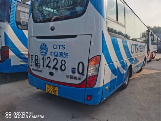35 مقعدًا تستخدم محركات الديزل Yutong Bus ZK6858 Mini RHD للنقل
