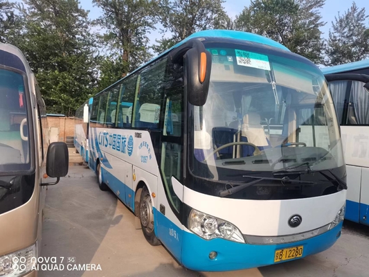 35 مقعدًا تستخدم محركات الديزل Yutong Bus ZK6858 Mini RHD للنقل
