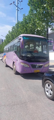 2014 سنة 45 مقعدًا تستخدم حافلات Yutong ZK6102D Coach Bus محرك أمامي ببابين LHD ديزل