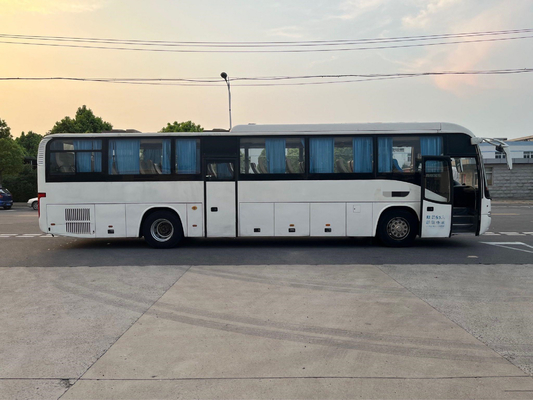 التعليق الهوائي Higer Brand تستخدم Coach Bus 53 Seater Double Doors Wp.7 محرك ديزل KLQ6129