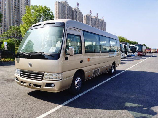 اليد اليسرى تستخدم حافلة كوستر حافلة صغيرة يابانية ماركة تويوتا 29 مقاعد 2TR
