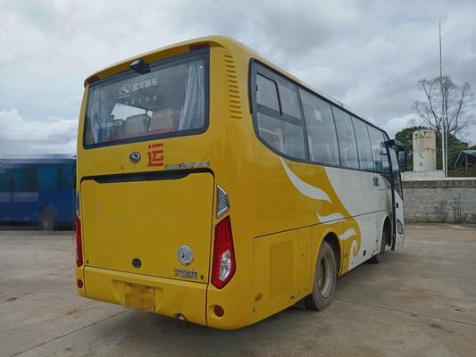 Kinglong 30seats تستخدم حافلة الركاب Yuchai 180hp Euro IV Engine XMQ6759