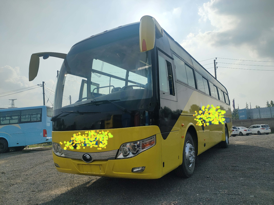 2 + 3 تخطيط 60 مقعدًا تستخدم حافلات Yutong حافلة فاخرة إفريقيا 10 أمتار حافلات كيس هواء تعليق ZK6110