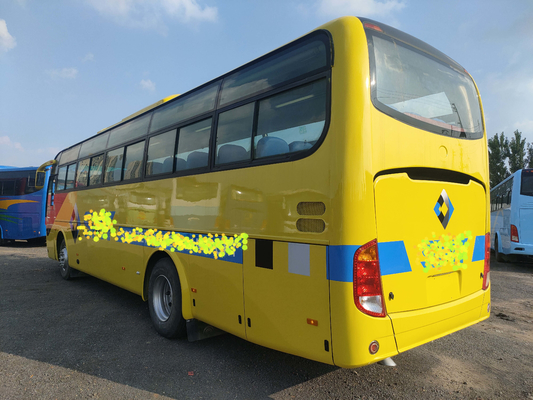 2 + 3 تخطيط 60 مقعدًا تستخدم حافلات Yutong حافلة فاخرة إفريقيا 10 أمتار حافلات كيس هواء تعليق ZK6110