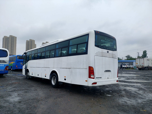 محرك اليد اليمنى Yutong حافلة مستعملة Zk6112d مقصورة أمتعة كبيرة نافذة 2 + 2 تصميم 53 مقعدًا