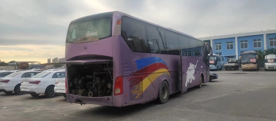 2012 سنة 53 مقعدًا حافلة حافلات مستعملة Yutong ZK6129HD مع باب مزدوج لمحرك الديزل Cummins