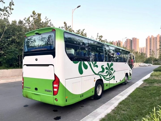 80 ٪ لوحة القيادة الجديدة للحافلة السياحية Yutong Bus Zk6119 تستخدم محرك ديزل 50 مقعدًا