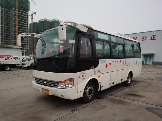 29 مقعدًا محركًا أماميًا يستخدم الباص الصغير Zk6752d Weichai 140kw Mini Transportation