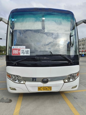 2015 سنة 55 مقعدًا مستعملة Yutong Bus Zk6122 LHD Diesel Engine Double Door