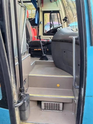 2017 سنة 34 مقاعد مستعملة Higer KLQ6796 Mini Bus LHD Steering Engine بدون حوادث