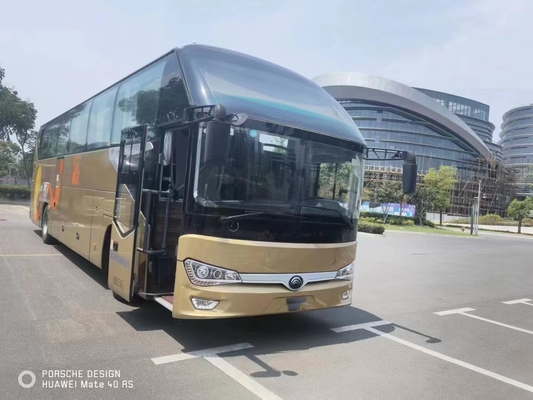 ZK6128 Yutong Bus Coach الباصات الطويلة المستخدمة 54 مقعدًا RHD / LHD المحرك الخلفي