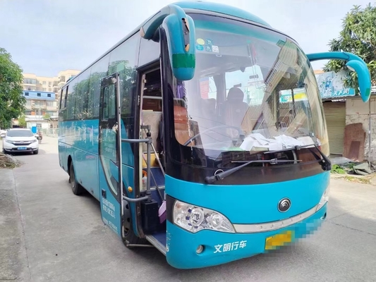 مستعملة حافلة Yutong ZK6808 محرك ديزل 35 صفيحة تعليق زنبركية