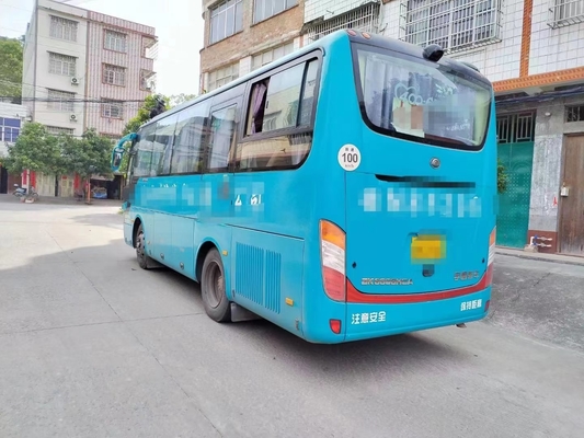 مستعملة حافلة Yutong ZK6808 محرك ديزل 35 صفيحة تعليق زنبركية