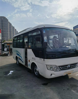 19 مقعدًا صغيرًا يستخدم حافلة ركاب Yutong مدينة السفر المستعملة