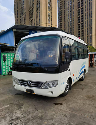 19 مقعدًا صغيرًا يستخدم حافلة ركاب Yutong مدينة السفر المستعملة