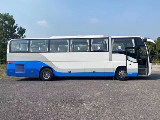 KLQ6119 تستخدم Prevost Coaches Higer Bus Back Yuchai Engine 51seater Left Drive