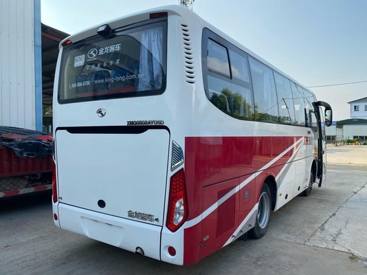 Yuchai Engine تستخدم حافلة الكنيسة السياحية 32 مقعدًا Kinglong مع تكييف XMQ6802