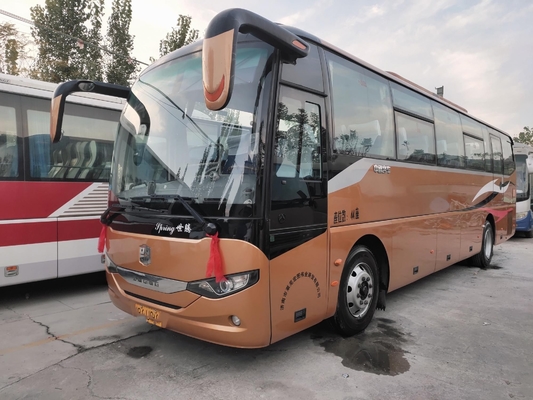 LCK6100 44seater مدرب يستخدم Zhongtong Bus Yuchai Engine ببابين محرك اليد اليسرى