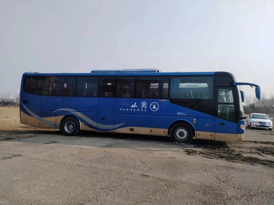 حافلة المدينة المستعملة Weichai Engine ناقل حركة يدوي Yutong Zk6127 2 + 2 Layout 51seats Coach